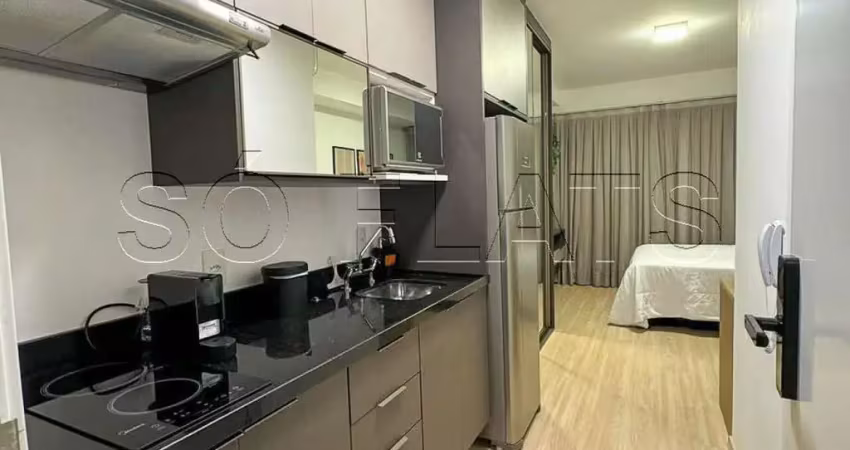 Residencial z cotovia, apto disponível para locação com 26m², 1 dormitório e 1 vaga.