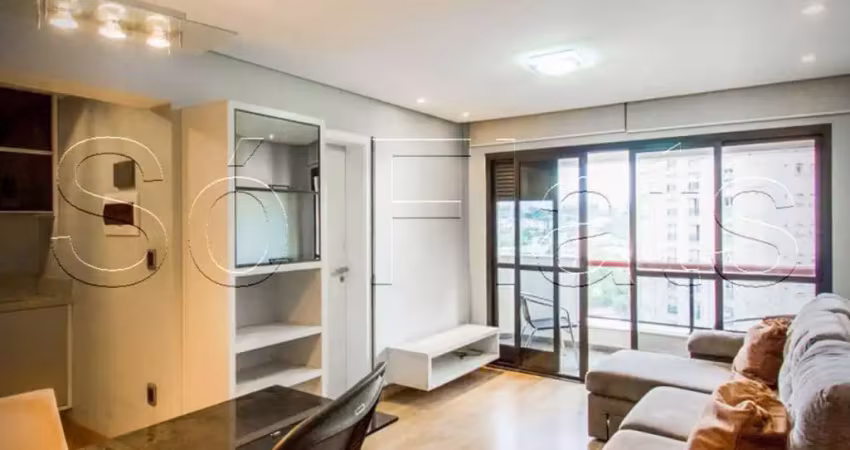 Flat transamérica higienópolis classic disponível para venda com 45m², 1 dormitório e 1 vaga