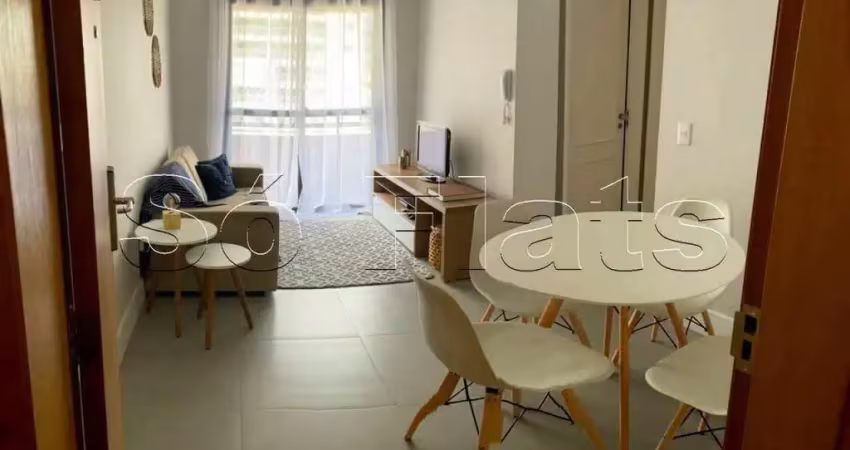 Mercure sp berrini, apto disponível para locação contendo 43m², 02 dorms e 01 vaga.