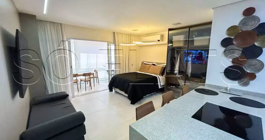 Residencial landing campo belo, studio disponível para venda com 42m², 1 dormitório e 1 vaga
