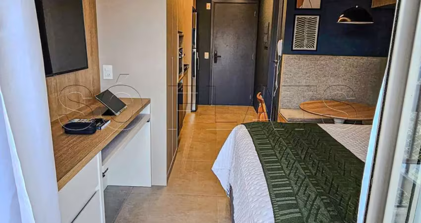 Studio estilo chácara santo antônio, disponível para locação contendo 27m² e 1 dormitório.