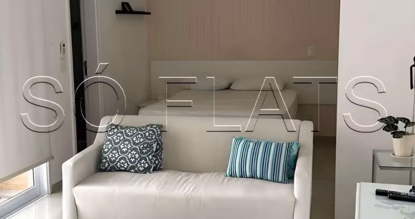 Option paraíso, studio disponível para locação contendo 38m², 01 dormitório e 01 vaga.