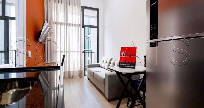 Residencial versa brooklin, apto disponível para locação com 30m² e 1 dormitório
