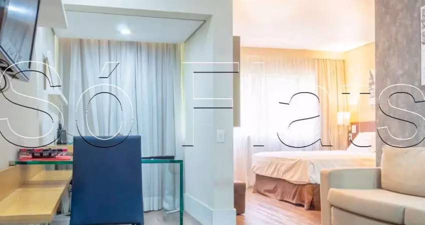 Flat transamérica berrini disponível para venda com 32m², 01 dormitório e 01 vaga de garagem