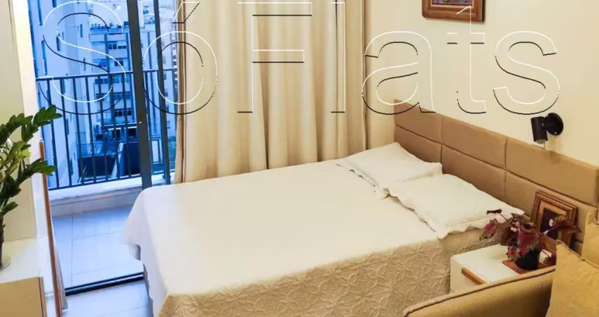 Studio harmonia da vila, apartamento no modelo studio com 25m² e 1 dormitório