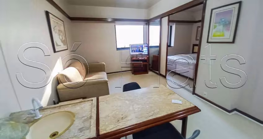 Le premier flat muito bem localizado no jardins e totalmente mobiliado com entrada imediata