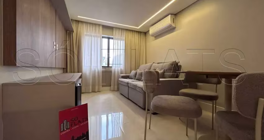 Flat la residence itaim disponível para venda com 39m², 1 dormitório e 1 vaga de garagem