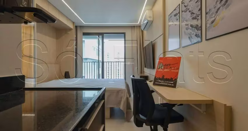 Studio go campo belo, apartamento disponível para locação com 24m² e 1 dormitório