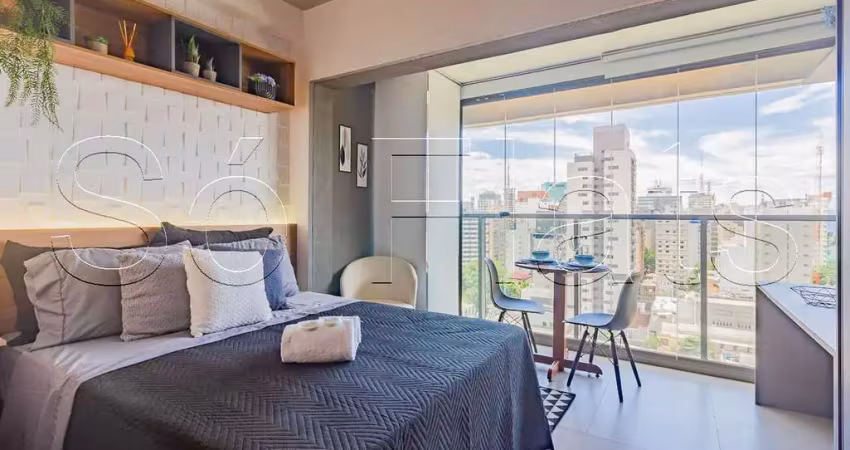 Residencial on paulista, flat disponível para locação com 23m² e 01 dormitório.