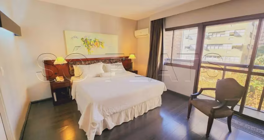 Apto no hilton sp itaim com 31m², e 1 vaga para locação próximo da av. brigadeiro faria lima.