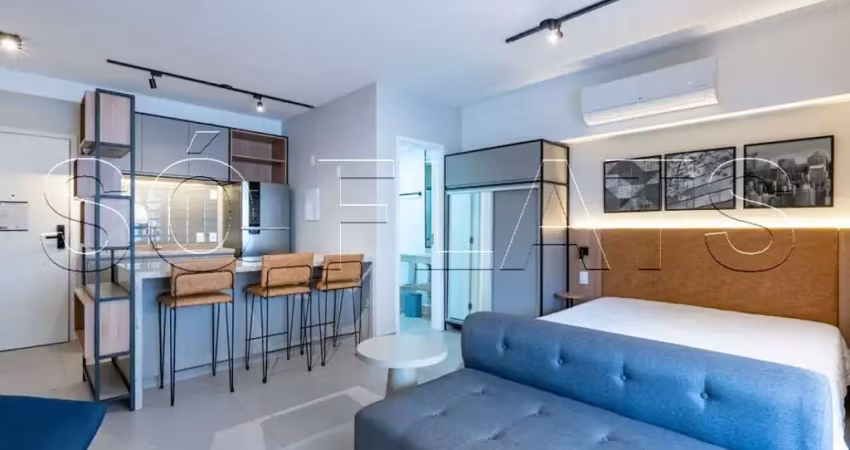 Residencial landing campo belo, studio disponível para venda com 40m², 1 dormitório e 1 vaga