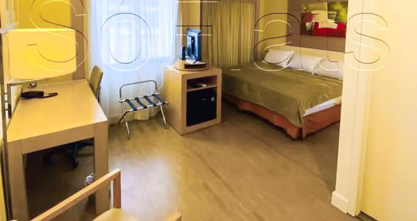 Flat e-suites congonhas hotels disponível para venda com 25m² e 01 vaga de garagem
