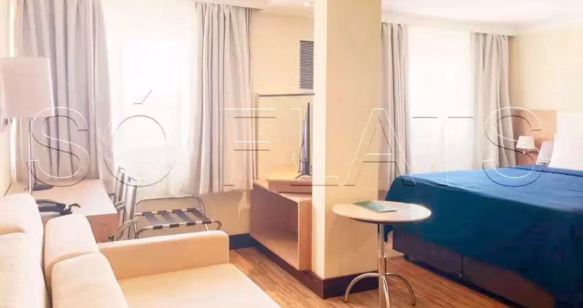 Flat transamérica international plaza disponível para venda com 26m², 1 dormitório e 1 vaga