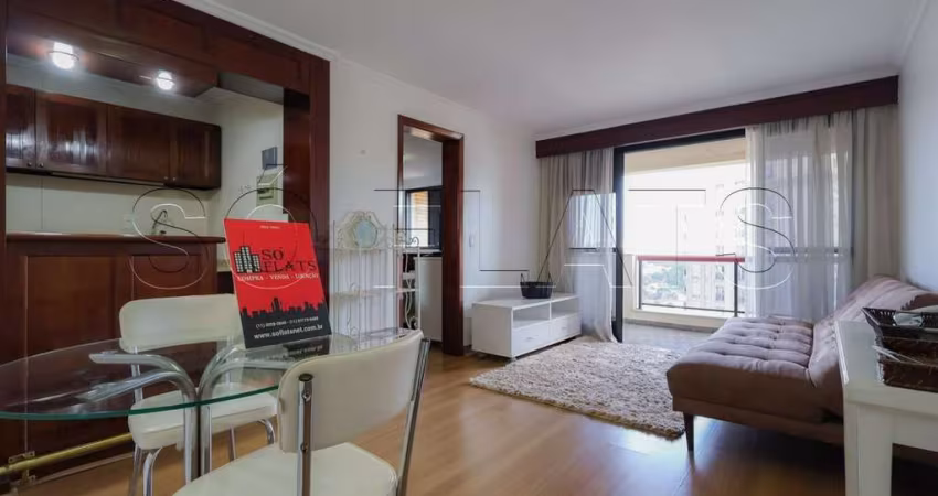 Higienópolis Classic, flat disponível para locação contendo 48m², 1 dormitório e 1 vaga.