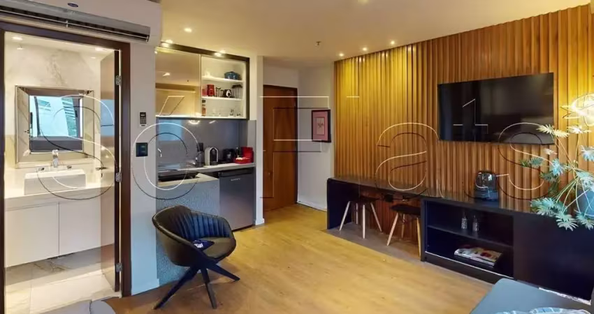 Flat wyndham são paulo paulista disponível para venda com 27m², 01 dorm e 01 vaga de garagem