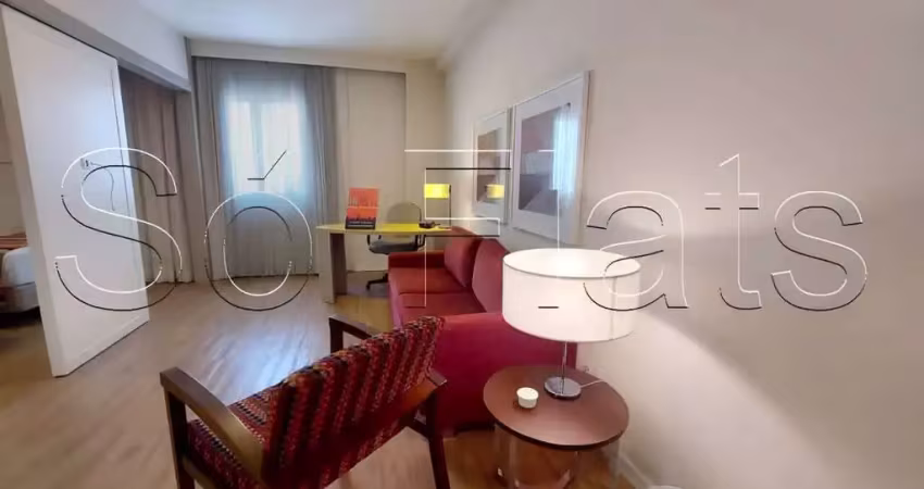 Flat em alphaville, disponível para venda com 39m², 01 dorm e 01 vaga