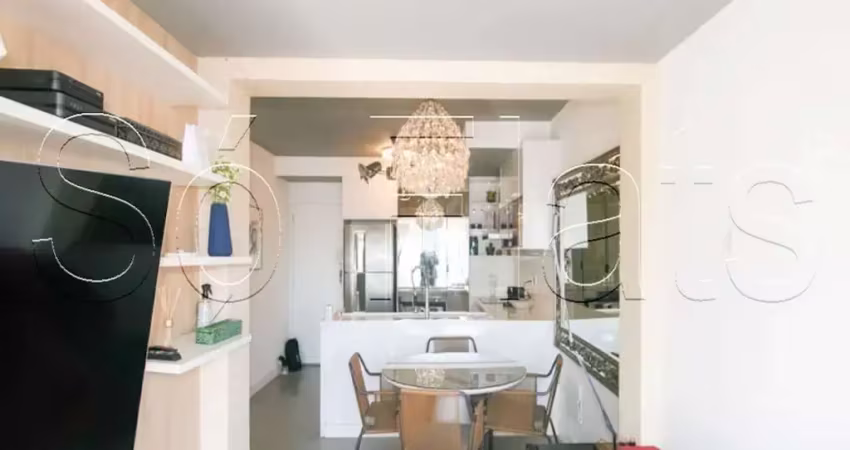 Residencial design home pinheiros, disponível para locação com 49m² e 01 vaga de garagem.