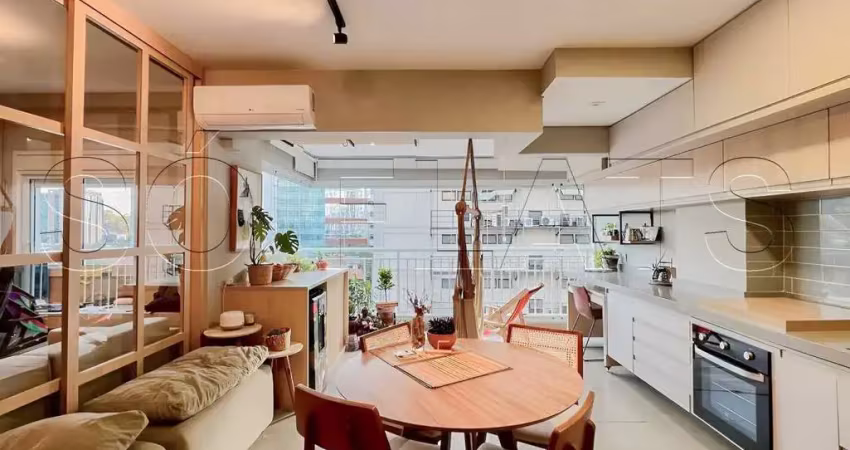 Residencial summit pinheiros, flat disponível para locação contendo 57m², 01 dormitório e 02 vagas.