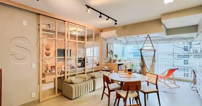Residencial summit pinheiros, apto disponível para locação contendo 57m², 01 dormitório e 02 vagas.