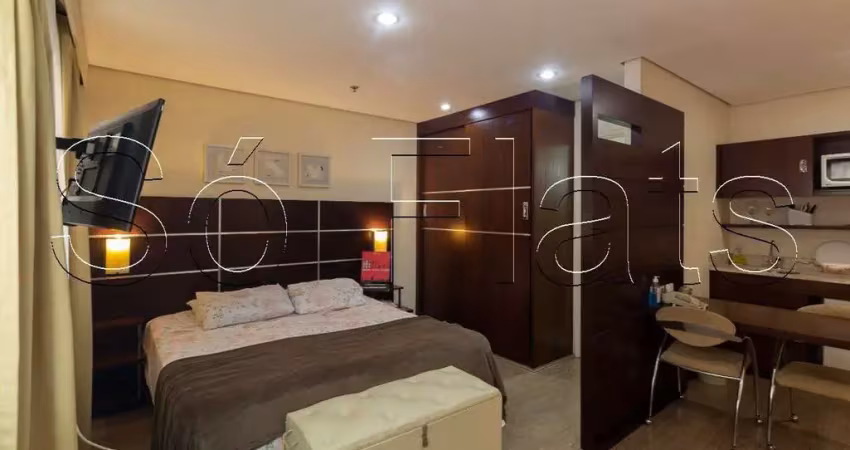 Flat transamérica nações unidas disponível para venda com 28m², 01 dorm e 01 vaga de garagem