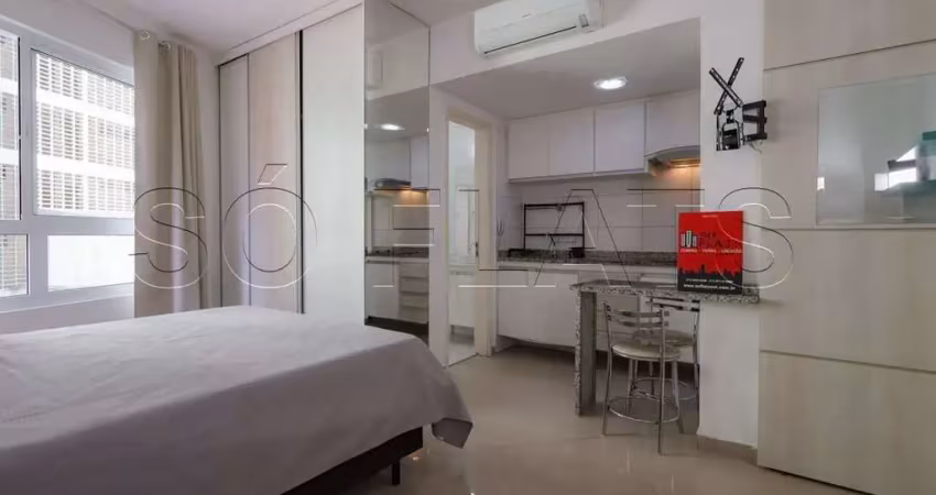 Studio avanhandava, flat disponível para locação com 27m² e 01 dormitório