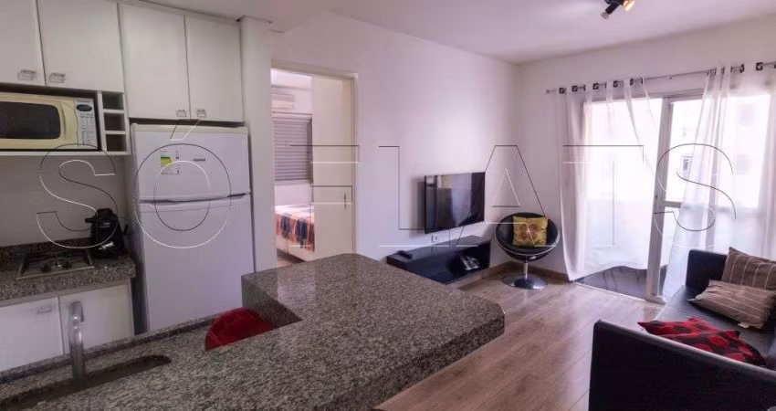 Flat com 1x dormitório totalmente mobiliado, próximo da Avenida Paulista, sem burocracia.