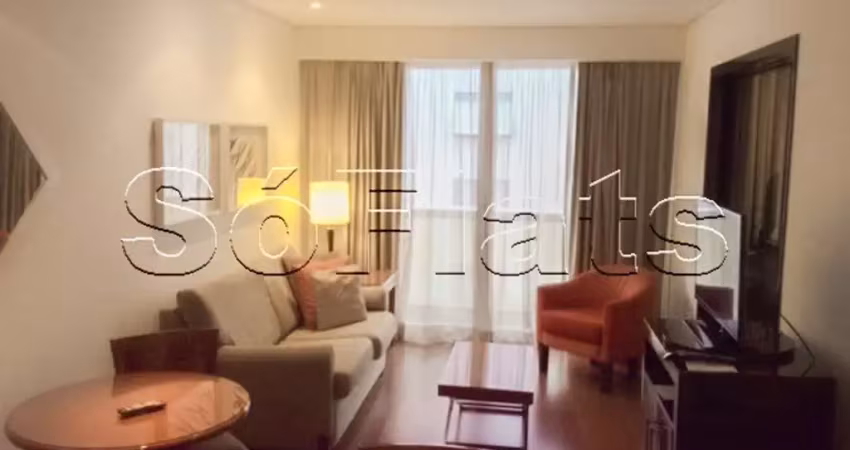 George v itaim, apartamento disponível para venda com 60m², 1 dormitório e 1 vaga de garagem