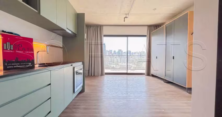 Studio ayra pinheiros, apto disponível para locação contendo 39m², 1 dormitório e 1 vaga.
