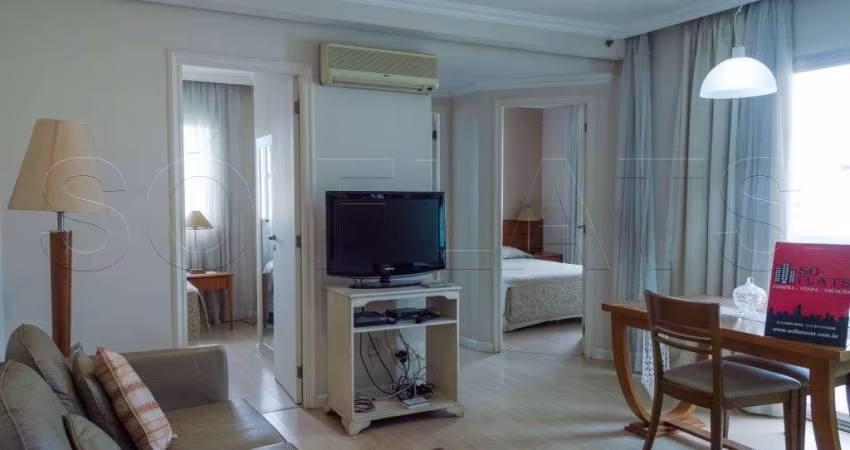 QUALITY BELA CINTRA - exclusivo com 2 dormitórios mobiliados.