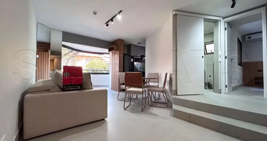 Flat paulista wall street disponível para venda com 54m², 1 dormitório e 1 vaga de garagem