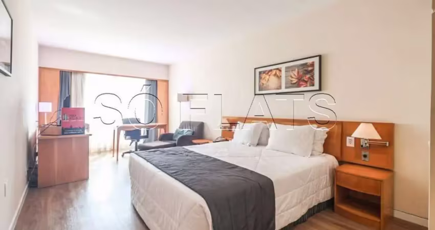 Flat sol alphaville, apartamento disponível para venda com 30m², 1 dormitório e 1 vaga de garagem