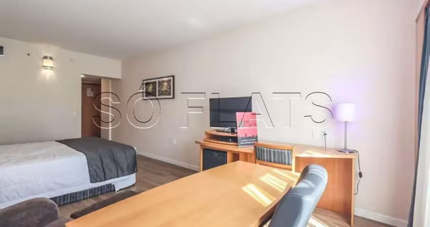 Flat sol alphaville, apartamento disponível para venda com 30m², 1 dormitório e 1 vaga de garagem