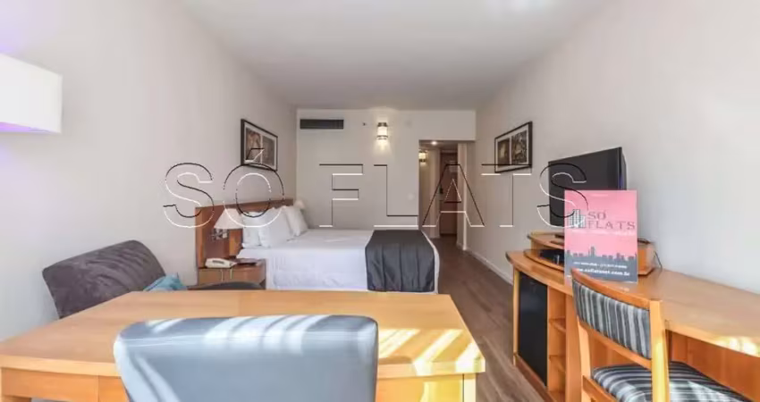 Flat sol alphaville, apartamento disponível para venda com 30m², 1 dormitório e 1 vaga de garagem