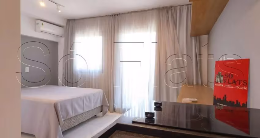Studio is moema, studio bem localizado, próximo do shopping com 25m² e 01 dormitório.
