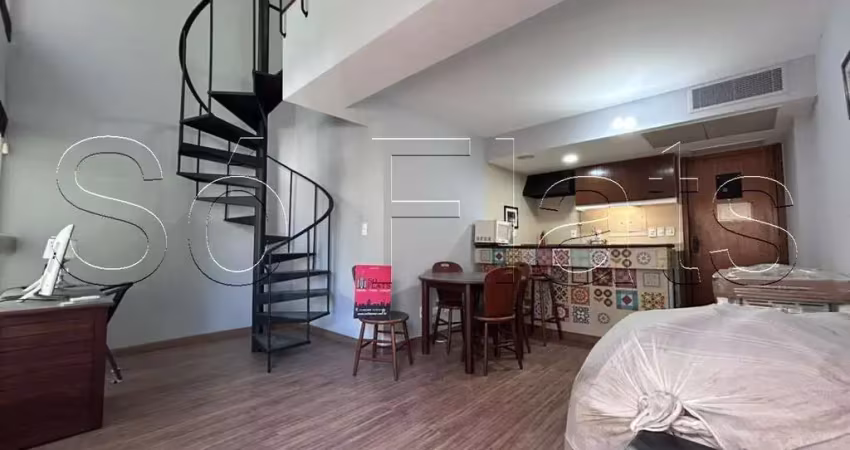 Flat park lane disponível para venda com 54m², 1 dormitório e 1 vaga de garagem