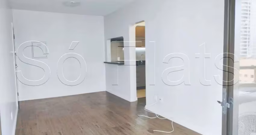 Residencal all free service ibirapuera, para locação com 41m², 01 dorm e 01 vaga.