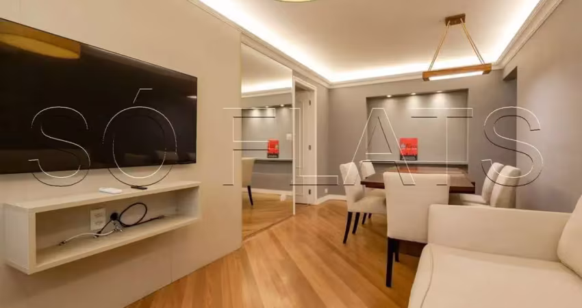 Residencial sobradão, flat disponível para locação com 80m², 2 dormitórios e 1 vaga.