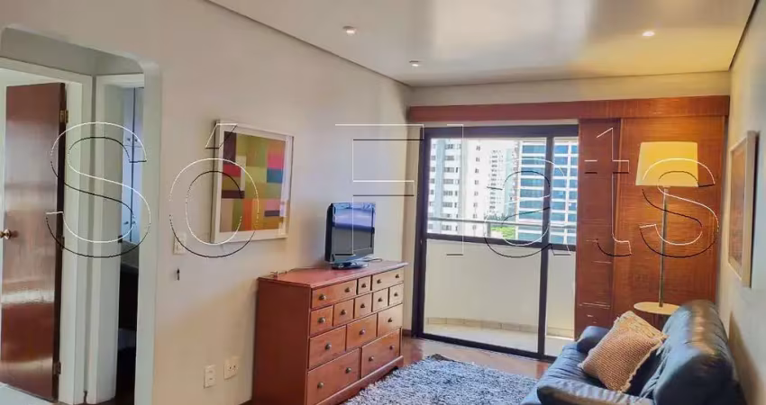 Residencal all free service ibirapuera, apto para locação contendo 41m², 01 dorm e 01 vaga.