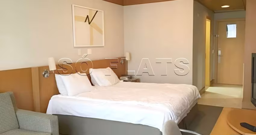 Flat em Santana fora do Pool 35m² totalmente mobiliado.