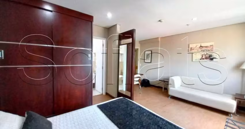 Transamérica nações unidas, flat disponível para locação contendo 28m², 1 dormitório e 1 vaga.