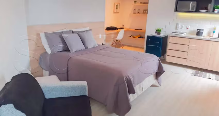 Residencial vila nova concept, disponível para locação com 34m², 1 dormitório e 1 vaga de garagem.