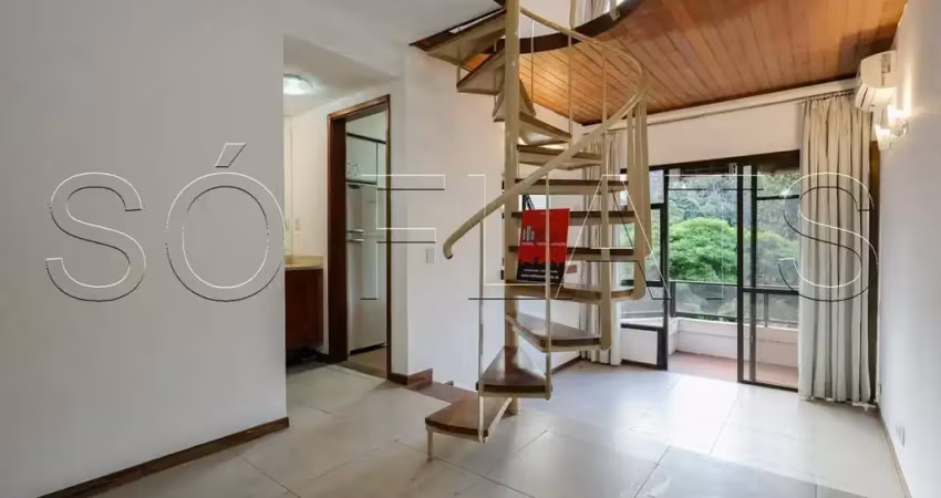 Apartamento no residencial paço trianon disponível para locação com 75m², 1 dormitório e 1 vaga.