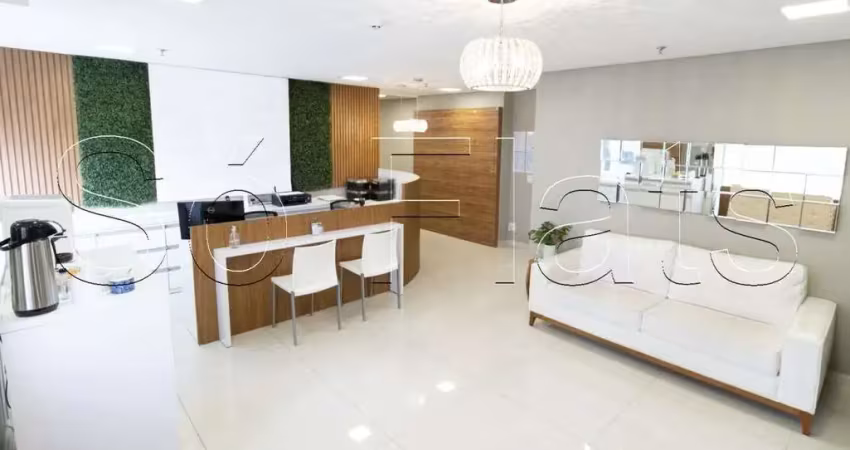 Sala comercial no edifício pravda alphaville disponível para venda com 250m² e 9 vagas de garagem