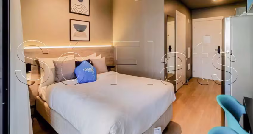 Residencial haus mitre perdizes, apto disponível para locação com 25m² e 01 dormitório.