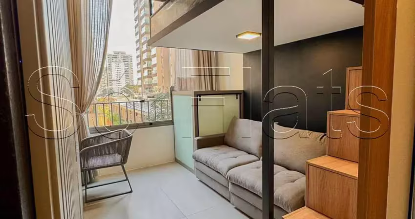 Studio brook by you. flat disponível para locação contendo 30m² e 1 dormitório