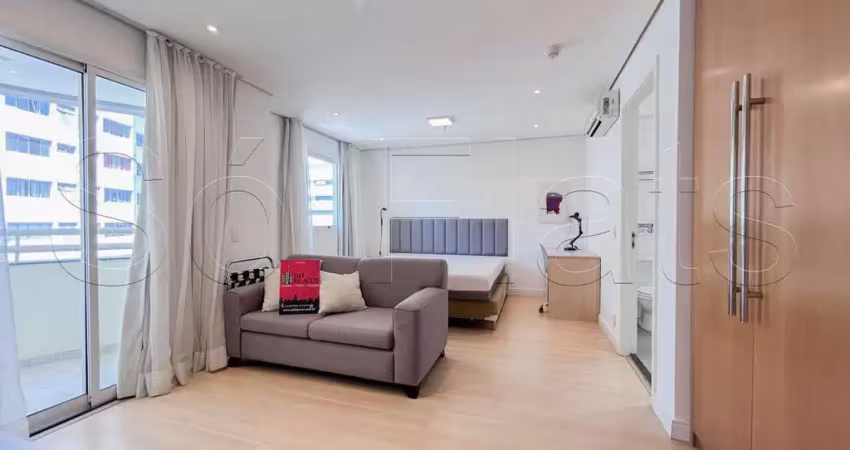 Saint charbel, flat disponível para locação contendo 36m², 01 dormitório e 01 vaga de garagem.