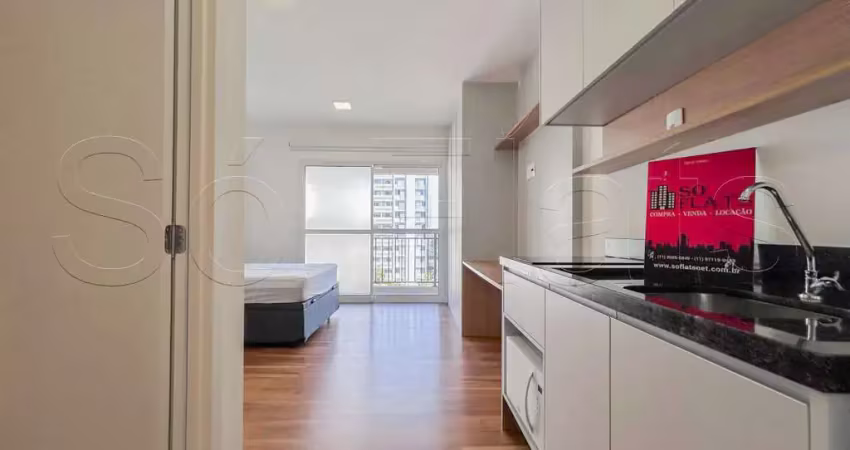 Residencial ascent paulista, apto disponível para locação contendo 30m² e 1 dormitório.