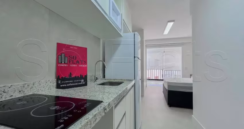 Residencial pulse higienópolis, flat disponível para locação contendo 24m² e 01 dormitório.