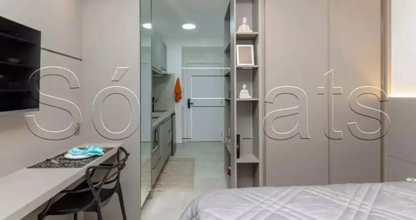 Residencial legacy campo belo, flat disponível para locação contendo 25m² e 01 dormitório.