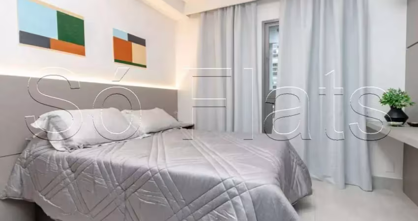 Flat com 1 quarto à venda na Rua Laplace, 186, Campo Belo, São Paulo